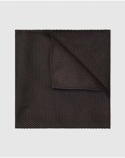 Politix - Silk Textured Two-tone Pocket Square