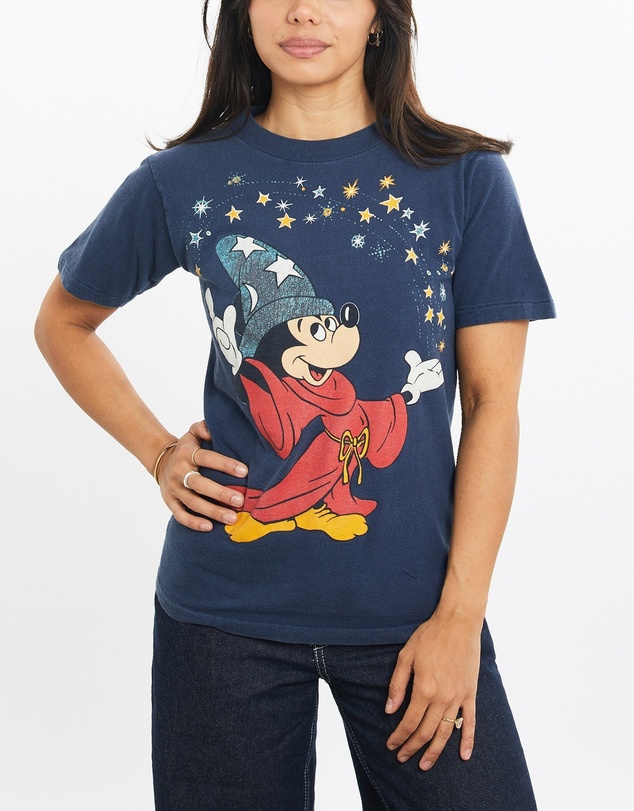 Vintage by The Real Deal - Pre Loved - Vintage 90s Disney Mickey Mouse Fantasia Tee