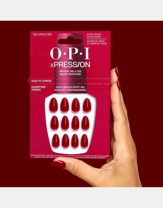 O.P.I - Xpress/On Big Apple Red