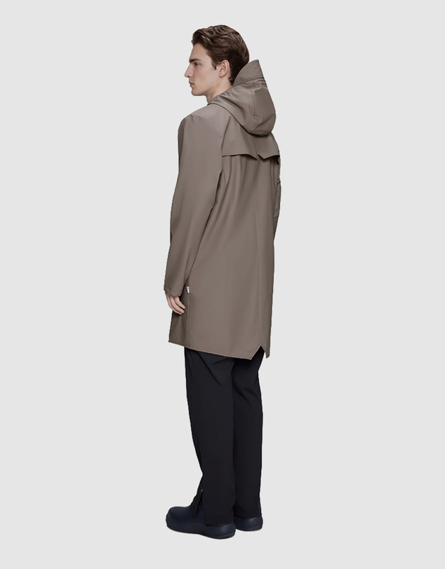 RAINS - Men's Long Jacket Waterproof Raincoat Cinder