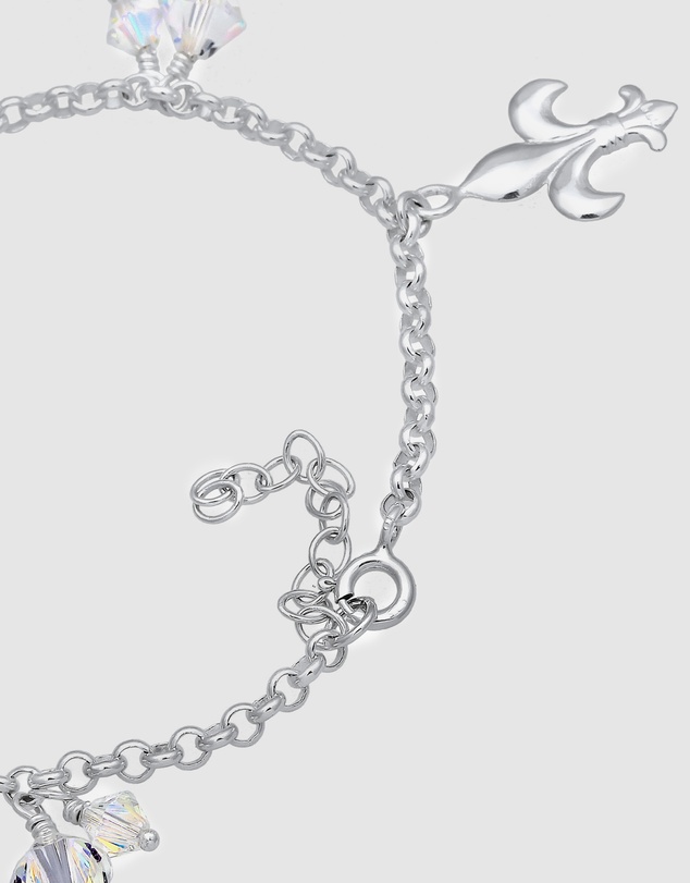 Elli Jewelry - Bracelet with Stones Wing Crystals 925 Sterling Silver