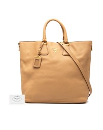 Pre-Loved by Azura Reborn - Pre-Loved Vitello Daino Side Zip Convertible Tote