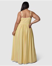 Something 4 Olivia - Daisy Stripe Maxi Dress