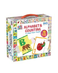 The Very Hungry Caterpillar - The World of Eric Carle Alphabet and Counting 2 Sided Floor Puzzle