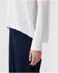 Bassike - Circle Long Sleeve T-Shirt