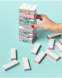 Journey Of Something - Floral Tumbling Tower