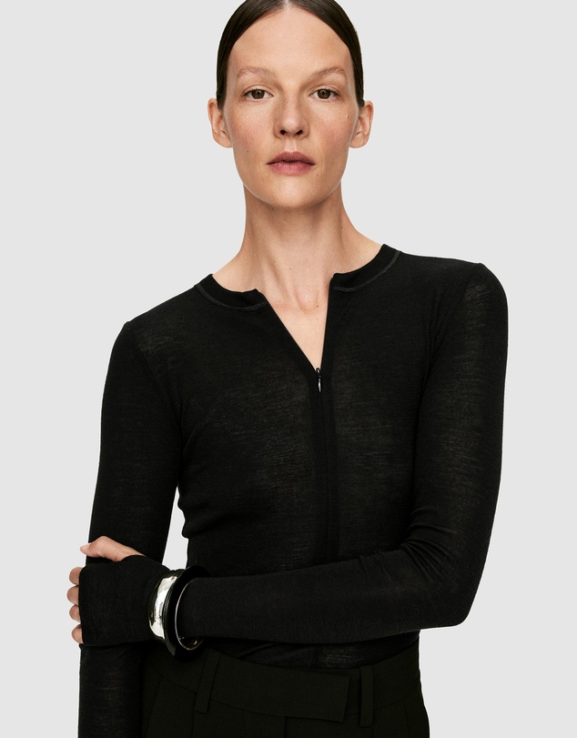 ARKET - Half-Zip Wool Top