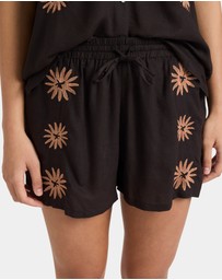 Volcom - Womens Florez Elastic Waist Shorts