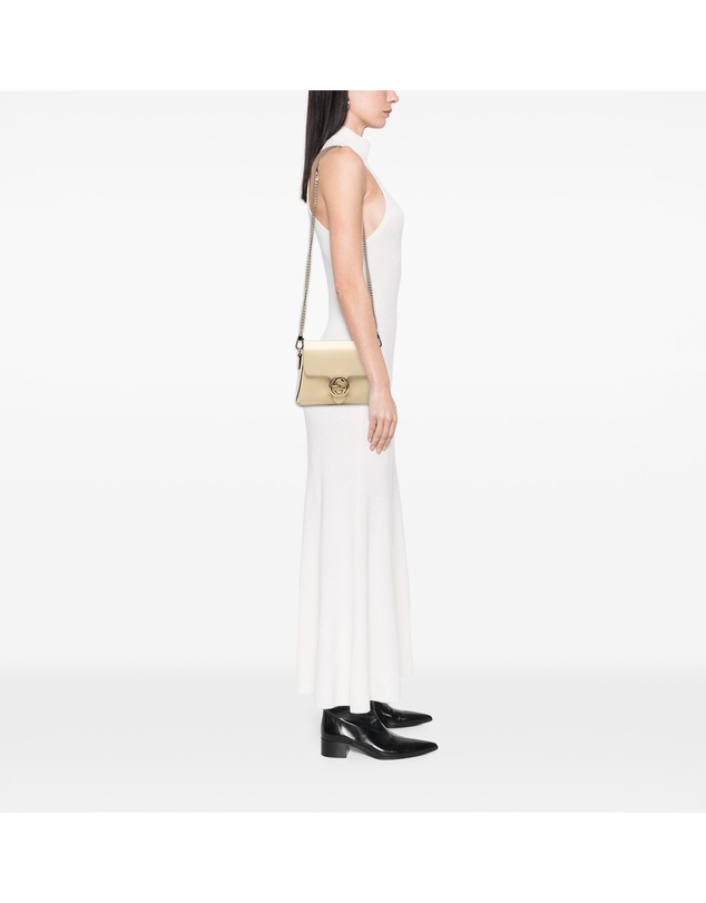 Pre-Loved by Azura Reborn - Pre-Loved Small Dollar Calfskin Interlocking G Crossbody
