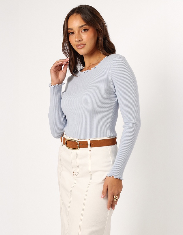 Petal & Pup - Kya Knit Top - Light Blue