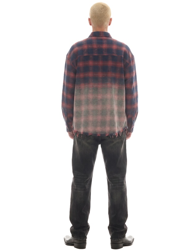 THE TALES - Cutaway Bleached Flannel Shirt