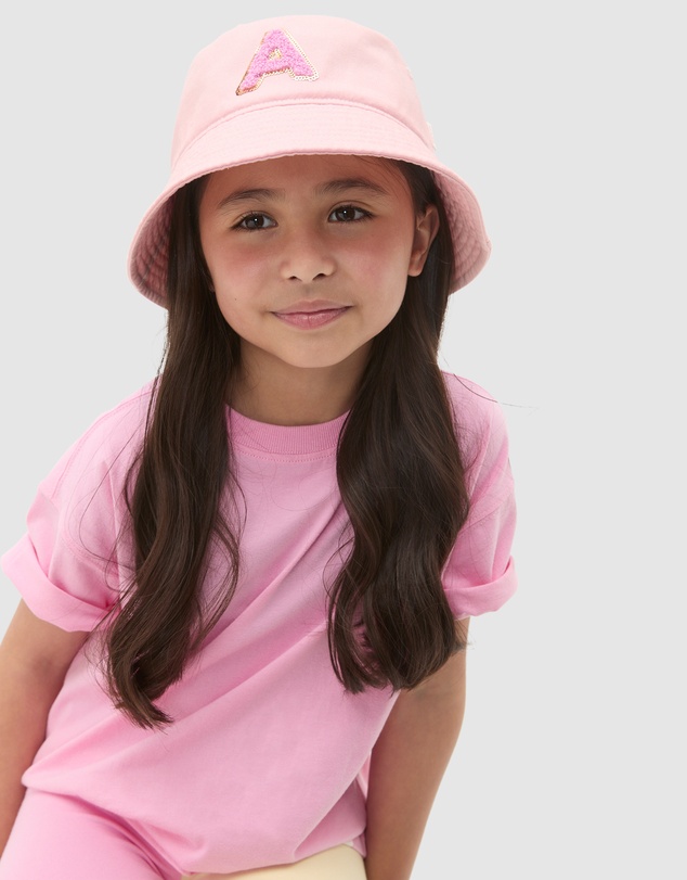 Seed Heritage - Pink Initial Bucket Hat