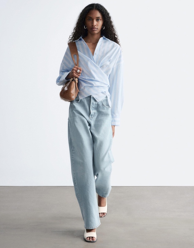 & Other Stories - Tie-Waist Cotton Shirt