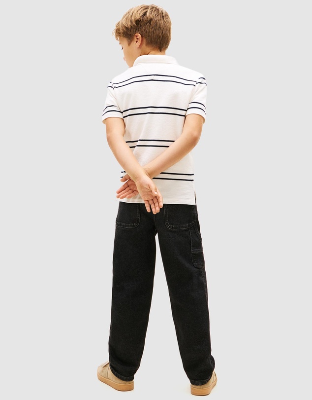 Tommy Hilfiger - Embossed Graphic Polo Shirt - Kids
