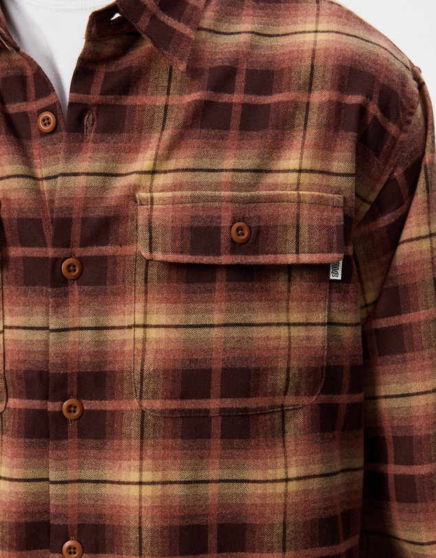 S Double - Pass Flannel Overshirt