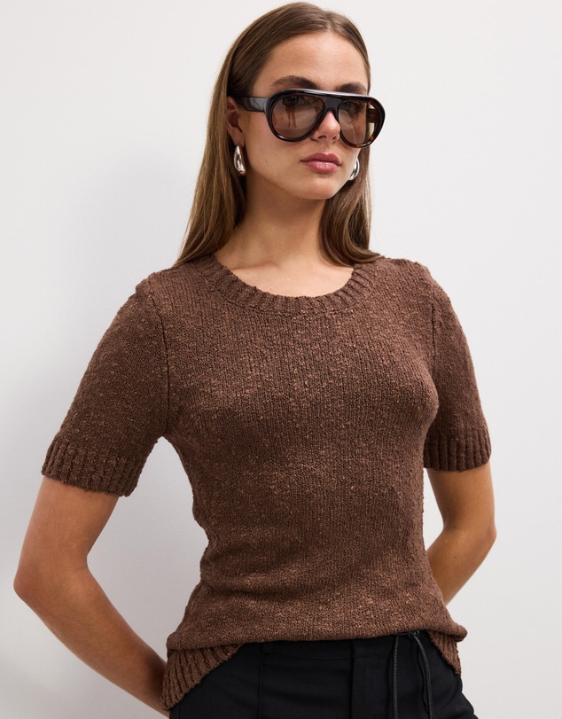 The Fated - Jorja Boucle Knit Top