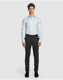 yd. - Maximum Two Ply Cotton Premium Slim Dress Shirt
