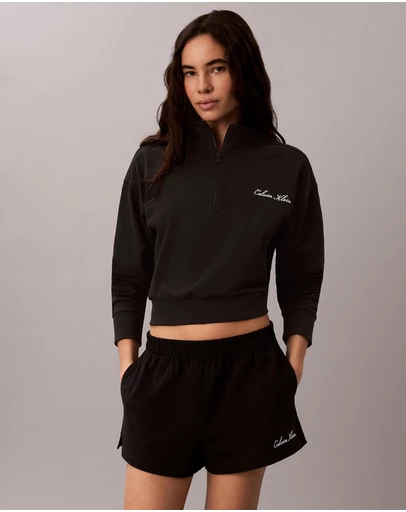 Calvin Klein - Logo Cotton Jersey Heavy Jersey Shorts