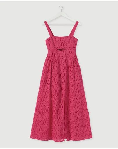 Revibe - Repaired BY JOHNNY. Willow Anglaise Sun Dress - AU 8