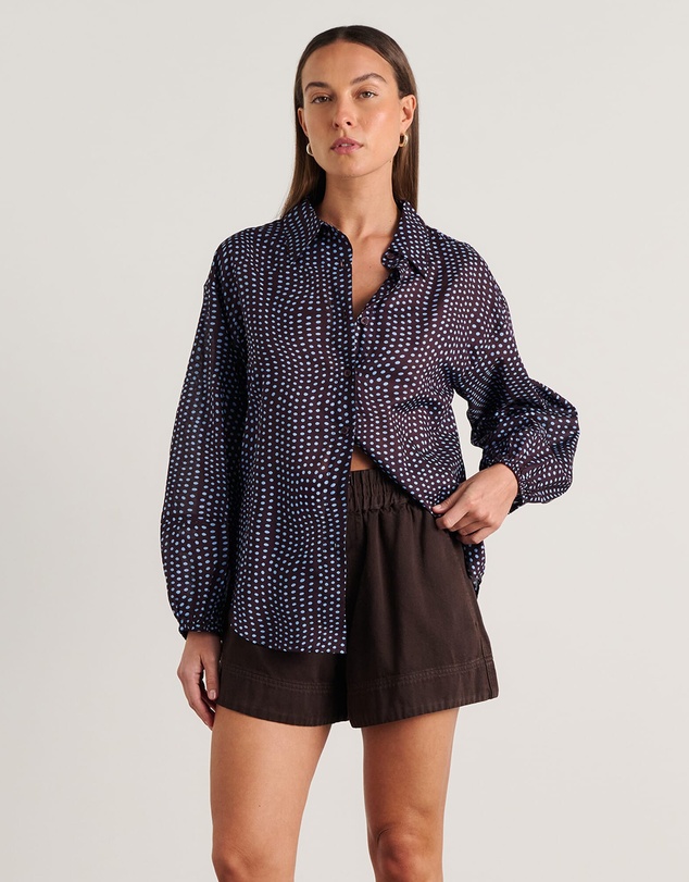 Jag - Ania Spot Long Sleeve Shirt
