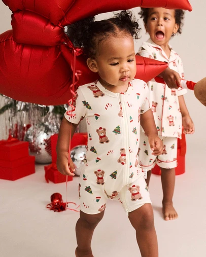 Huxbaby - Christmas Festive Hux Zip Romper - Babies