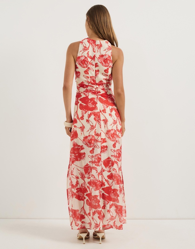 Atmos&Here - Gerogie Cotton Poplin Midi Dress