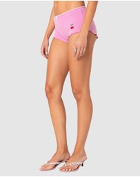 EDIKTED - Cherrie Pointelle Shorts