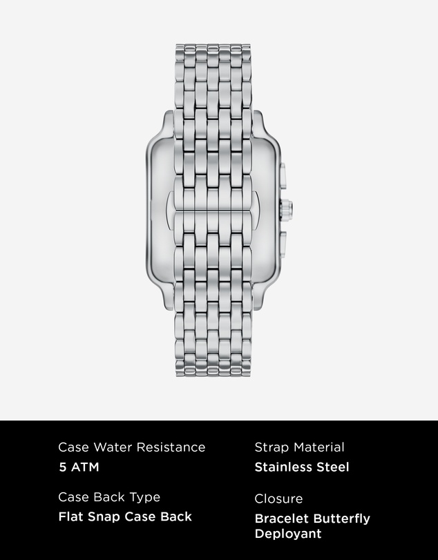 Emporio Armani - Silver Tone Chronograph Watch