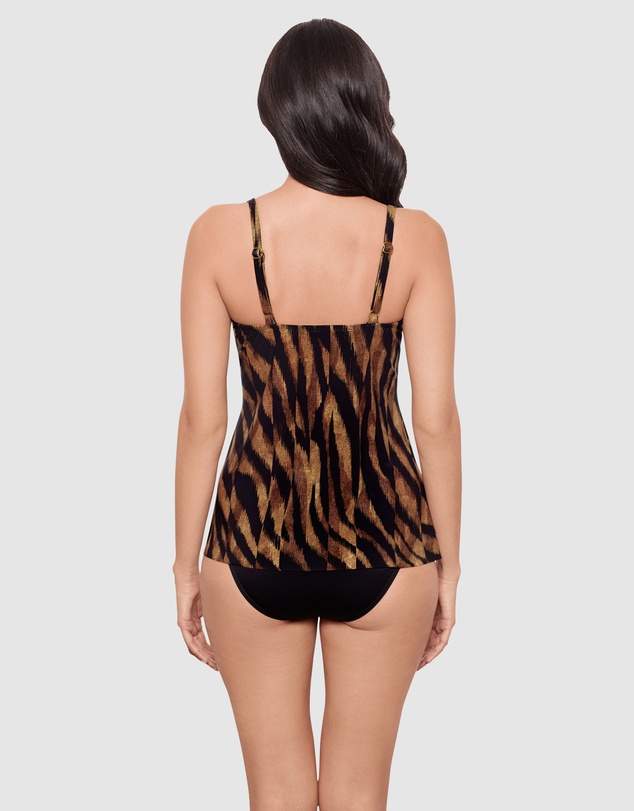 Miraclesuit Swimwear  - Raya de Safari Marina Underwire Padded Tankini Top