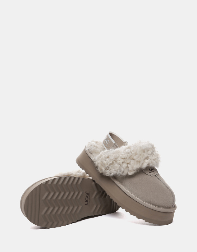 EVERAU - Australian Shepherd Ugg Waffle Curly Platform Cow Suede Upper House Shoes