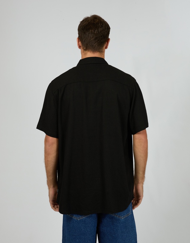 Silent Theory - Textured Linen Ss Shirt