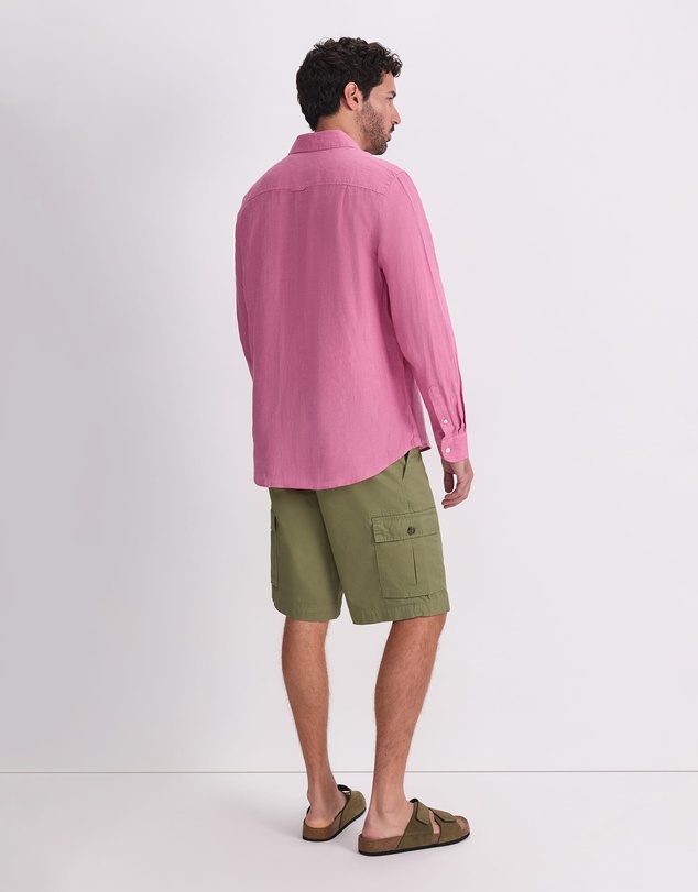 Sportscraft - Linen Long Sleeve Delave Shirt