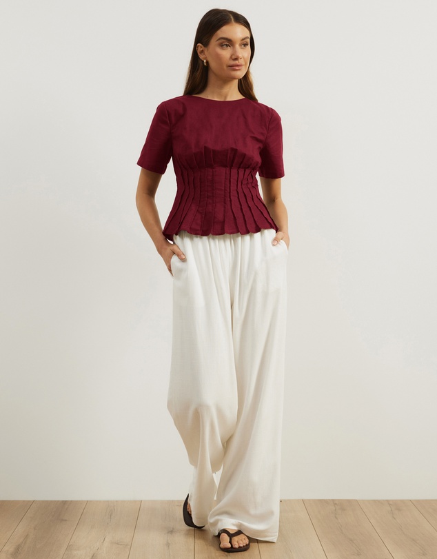 Atmos&Here - Maya Pin Tuck Top
