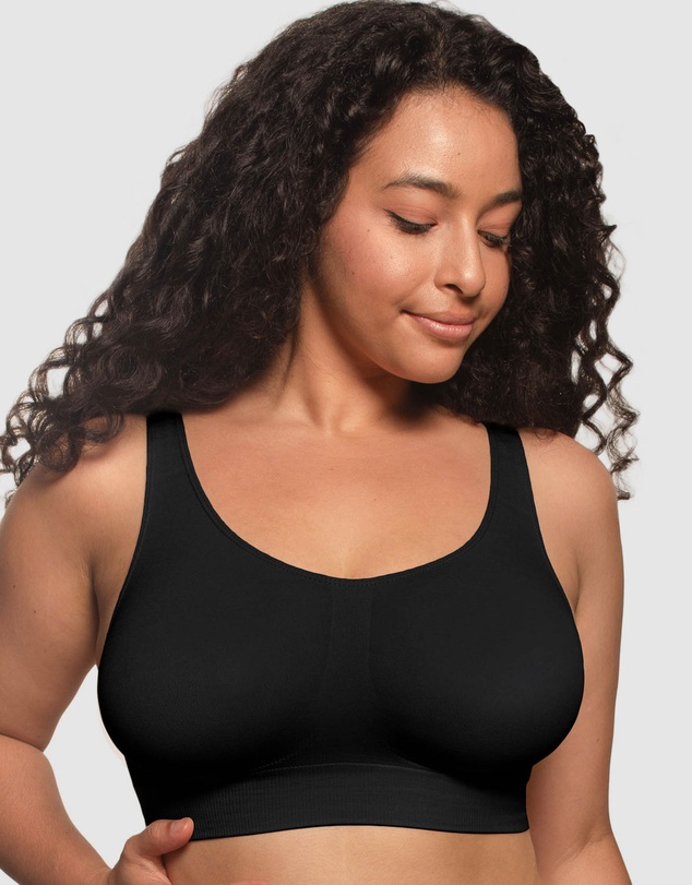 B Free Intimate Apparel - Double Lined Wire Free High Back Crop Bra (C-D-DD-E-F) Cup