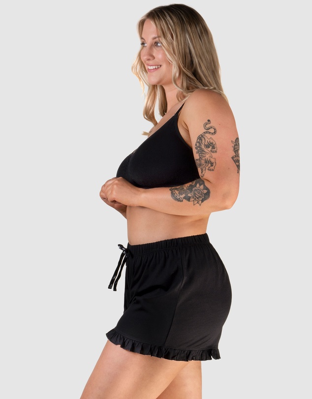B Free Intimate Apparel - 100% Cotton Frill Shorts