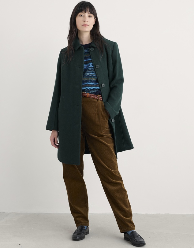 Seasalt - Seasalt Cornwall Green Wood Cabin Coat