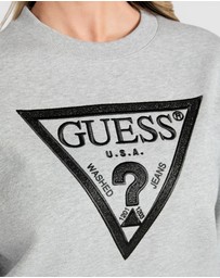 GUESS - Triangle Glitter Sweatshirt