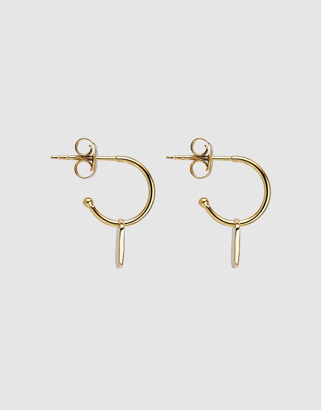 Najo - Tigger Yellow Gold Earring
