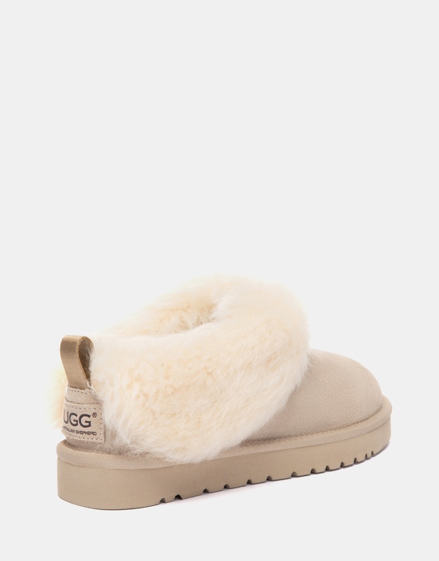 EVERAU - Australian Shepherd Ugg Mianee Cow Suede Upper House Shoes