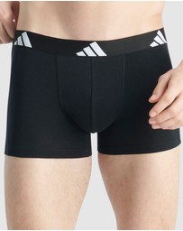 adidas Sportswear - 3 Pack Active Flex Cotton Trunk Underwear