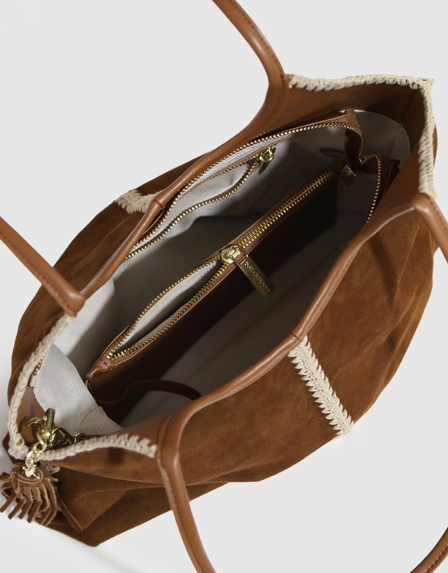 Belle & Bloom - Back To Friends Suede Shopper