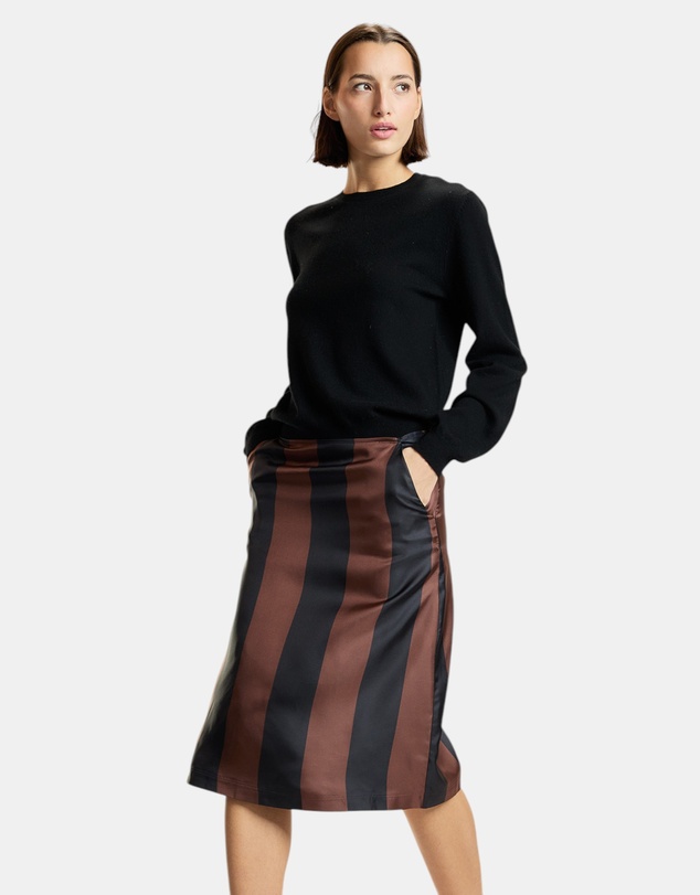 Cynthia Rowley - Stripe Collectible Silk Skirt