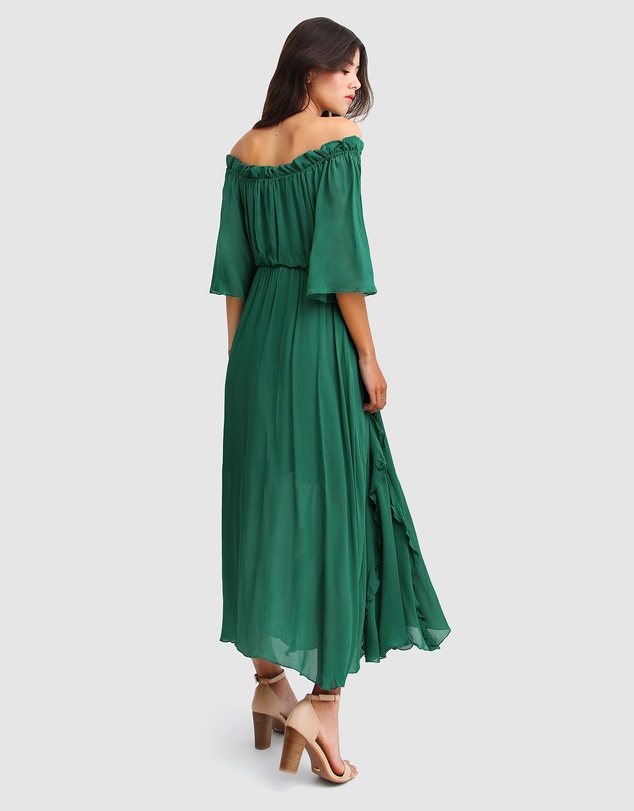 Belle & Bloom - Amour Amour Ruffled Midi Dress