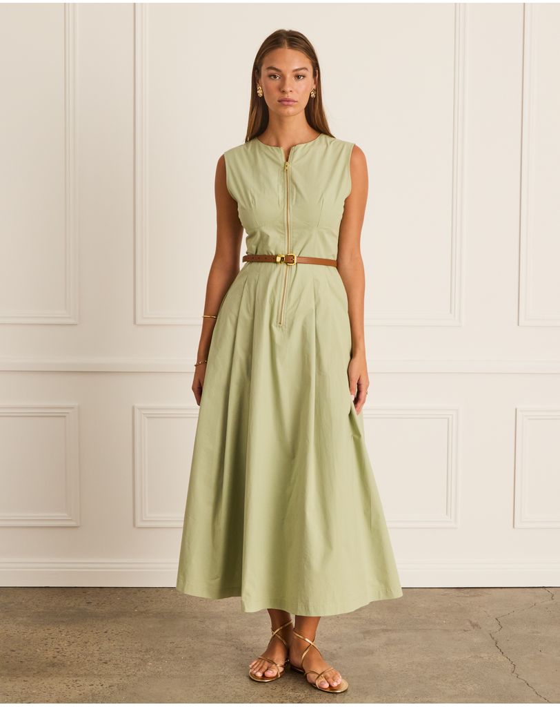Citron Zip Up Dress by Heaven Australia Online | THE ICONIC | Australia