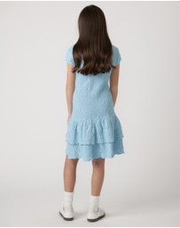 Decjuba Kids - Alessia Textured Mini Dress - Teens