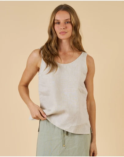 CAMIXA - Tanya Tank Linen Top