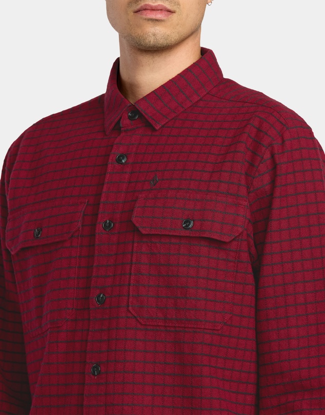 Volcom - Mens Augustone Long Sleeve Shirt
