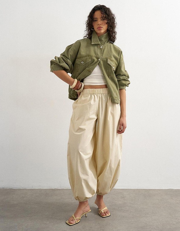 TOPSHOP - Fren Balloon Trousers Wvn
