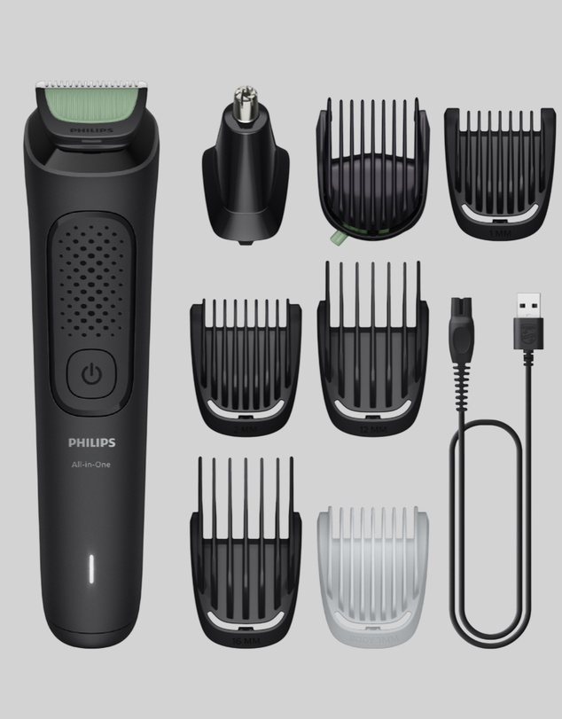 Philips - Philips Series 3000 Multi Groomer, 8-in-1 Black