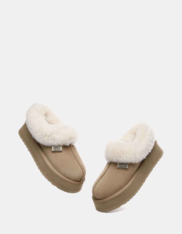 EVERAU - EverAU Ugg Gabri Cow Suede Upper House Shoes